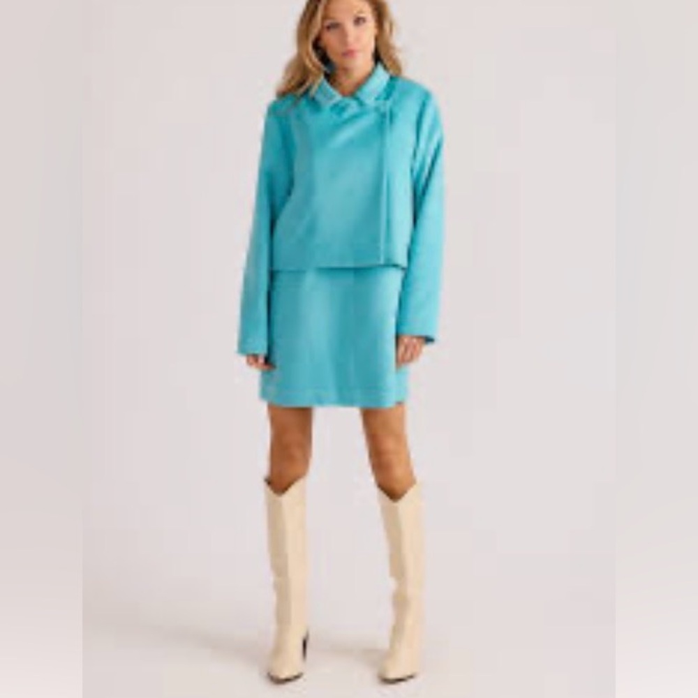 NWT Sedge Luann Jacket-Peacock Blue Size S